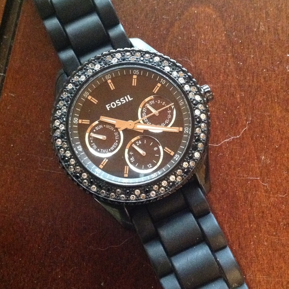 Black Fossil Watch - Picture 2 of 4